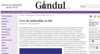 Curs de psihanaliza online