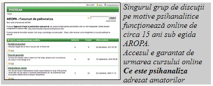 Foto: forum aropa de psihanaliza